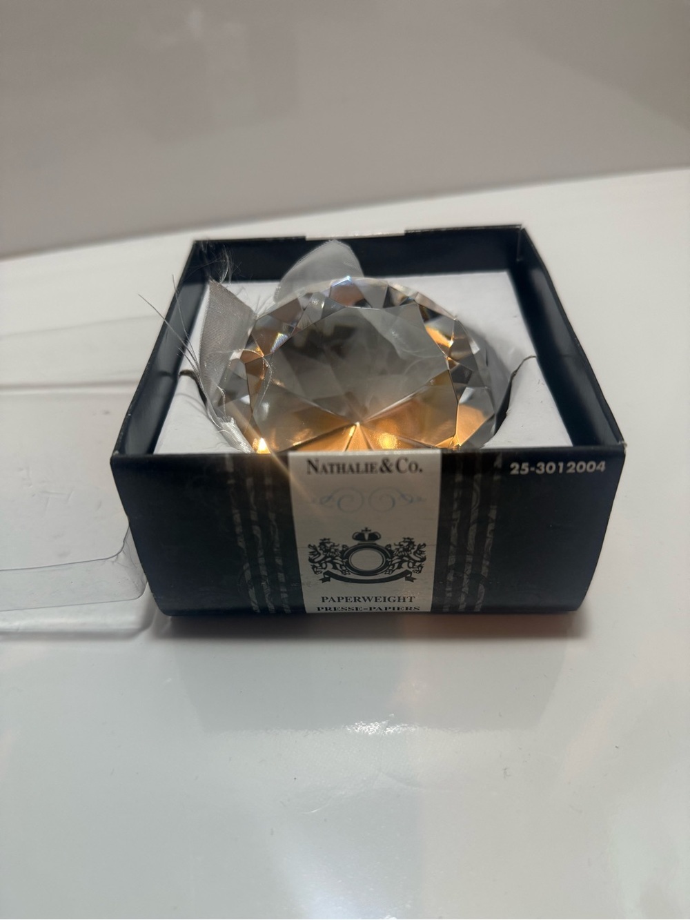 Gorgeous Diamond Crystal Diamond Crystal Paperweight Glass Diamond